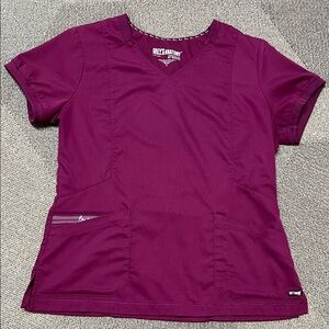 Grey's Anatomy Women's Scrub Top Large NWOT